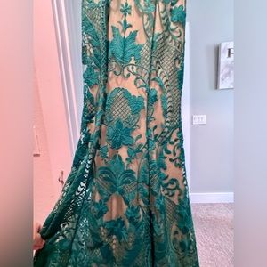 VICI Formal Trumpet Maxi Dress